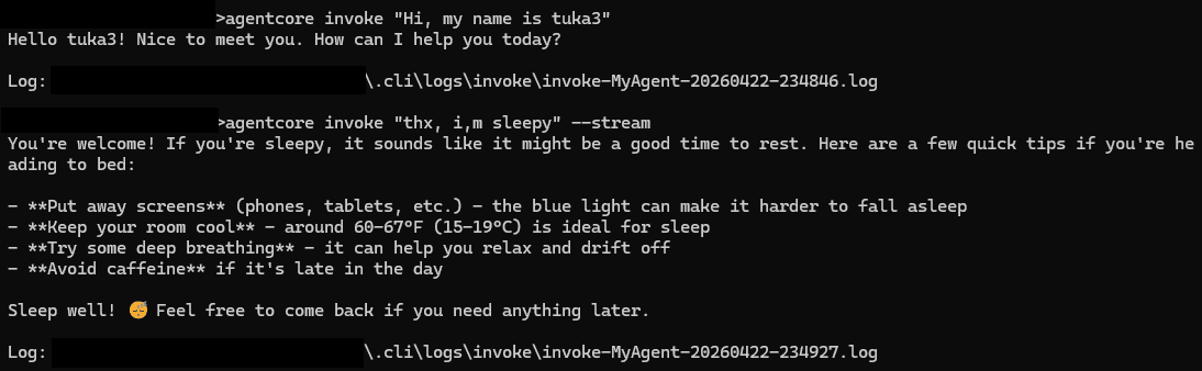 Amazon Bedrock AgentCore 開発者ガイド学習記録 1日目
